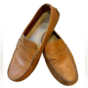 Cole Haan Men’s Penny Loafers Genuine Leather Brown Size 10.5